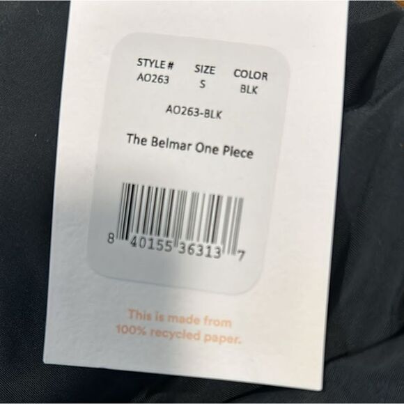 Andie Swim The Belmar One Piece Black Swimsuit NWT Small - Picture 3 of 4